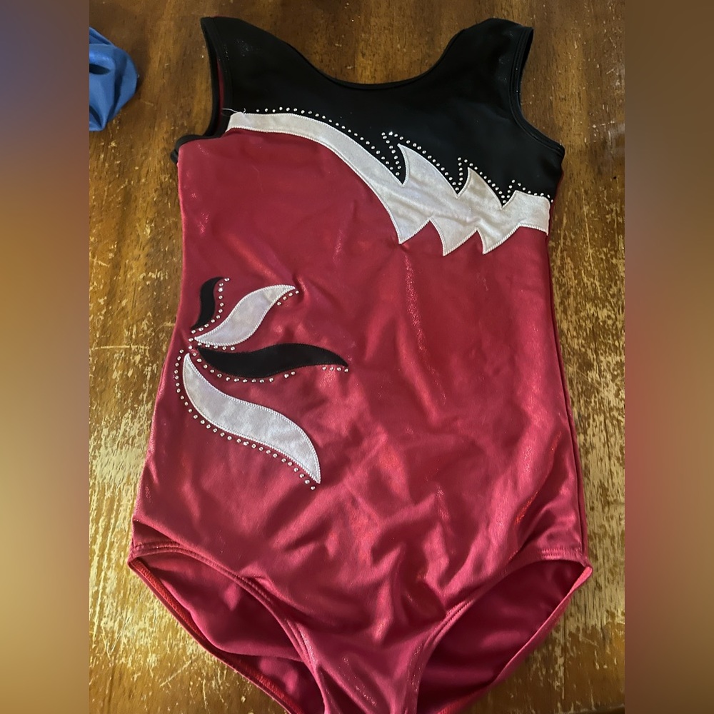 Red and Black Leotard NEW